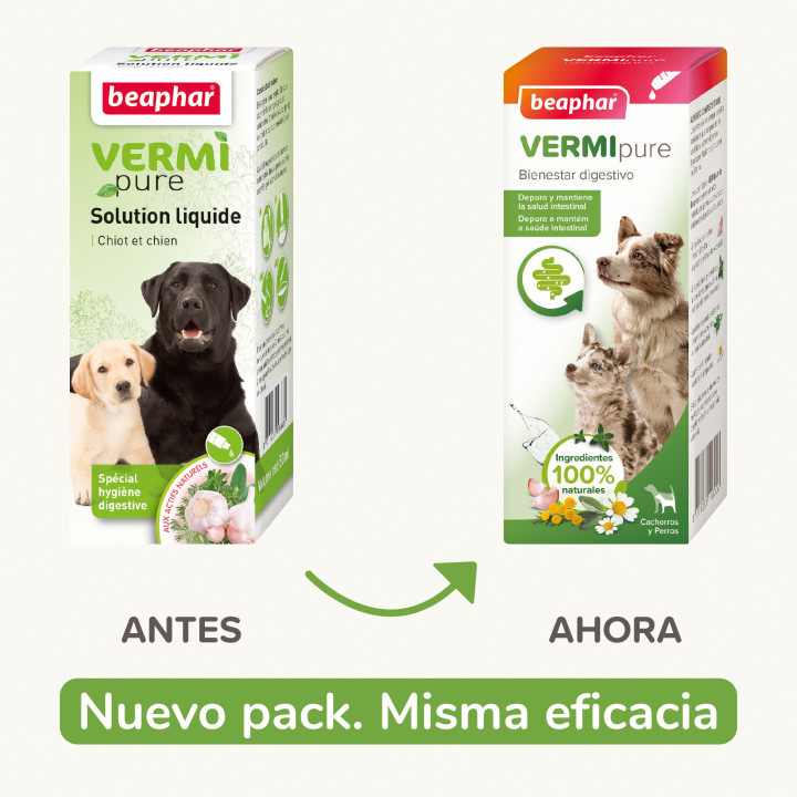 Antiparasitario Vermi Pure de Beaphar , Antiparasitario para perros - Kompymascotas