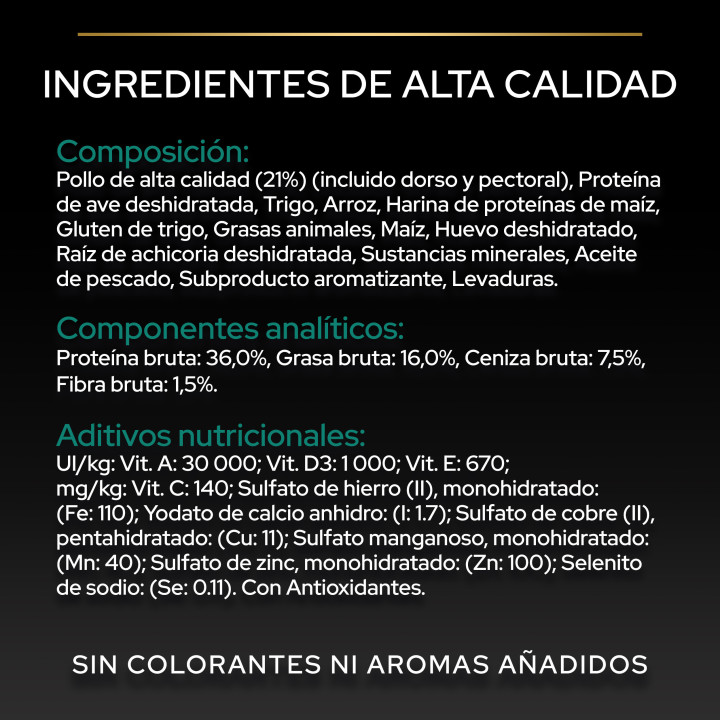 Purina Pro Plan Adult Gato Pollo Pienso para gatos - Kompymascotas