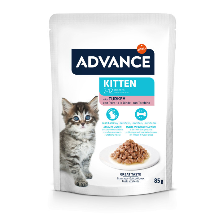 Advance Kitten Turkey Wet 