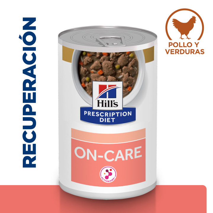 Hill's Prescription Diet On-Care estofado para perros con pollo y verduras añadidas - Lata