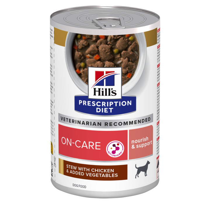 Hill's Prescription Diet On-Care estofado para perros con pollo y verduras añadidas - Lata