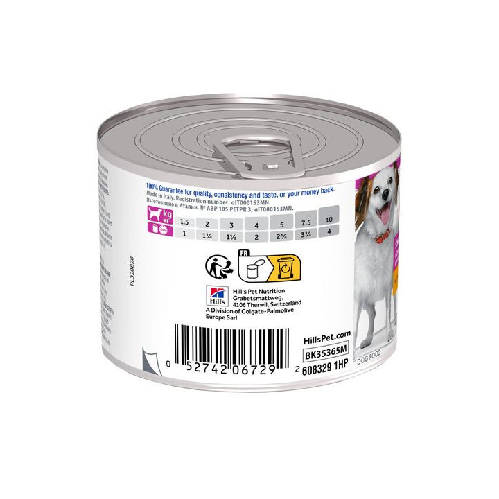Hill's Science Plan Adult Mousse Small & Mini Pollo