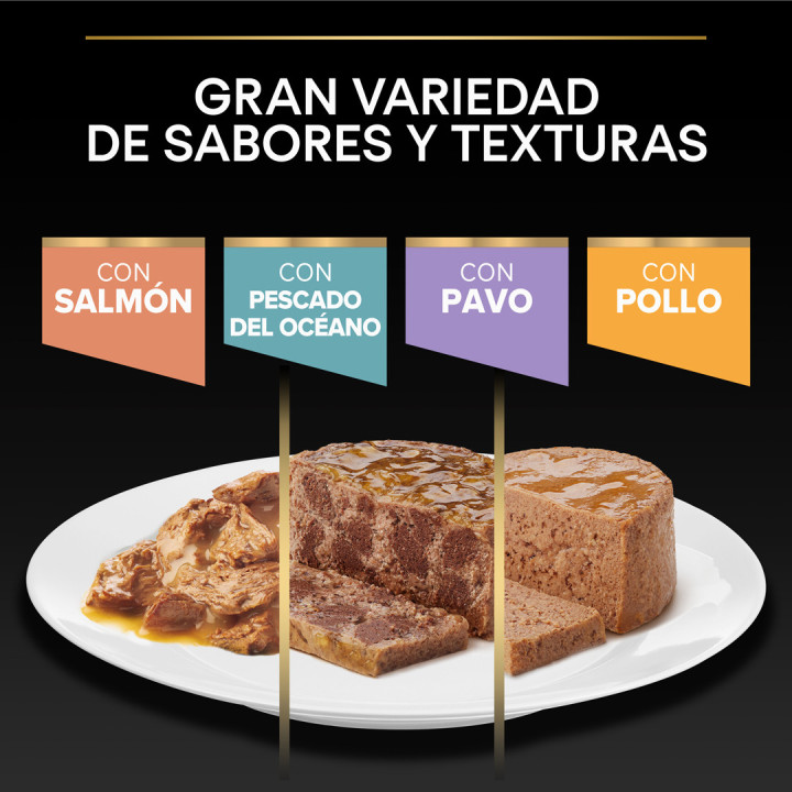 Purina Pro Plan Gato Adulto Lata Sterilised Maintenance Terrina con atún y salmón