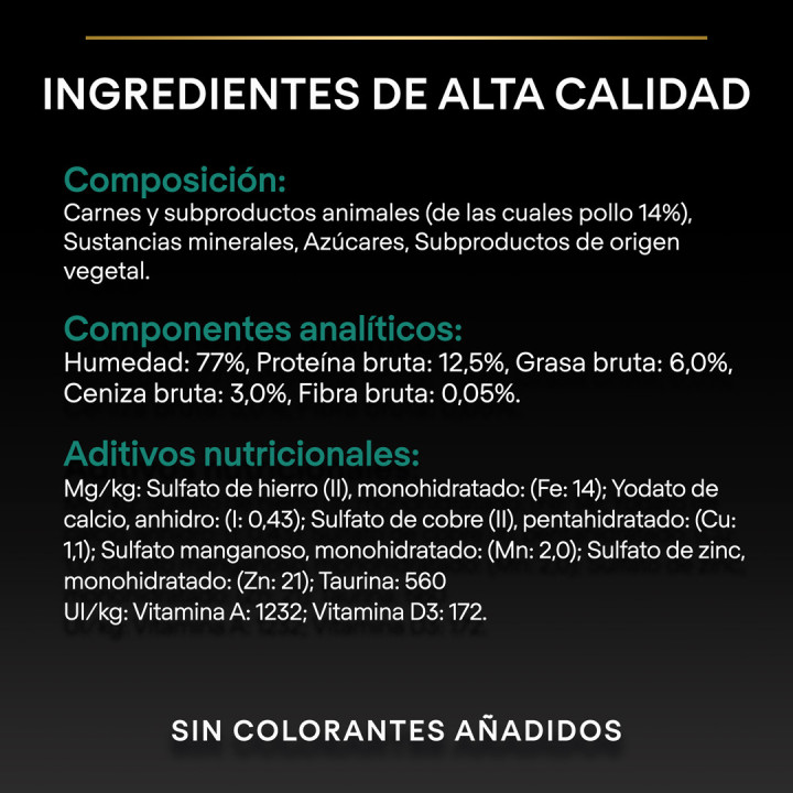 Purina Pro Plan Gato Lata Adulto Maintenance Terrina rico en pollo