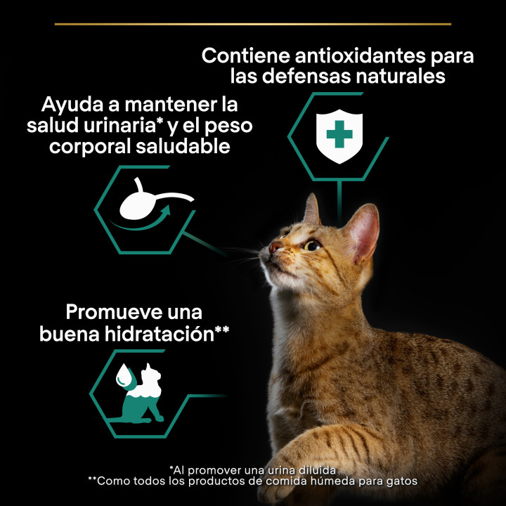 Purina Pro Plan Gato Adulto Sterilised Maintenance con pollo y buey en salsa