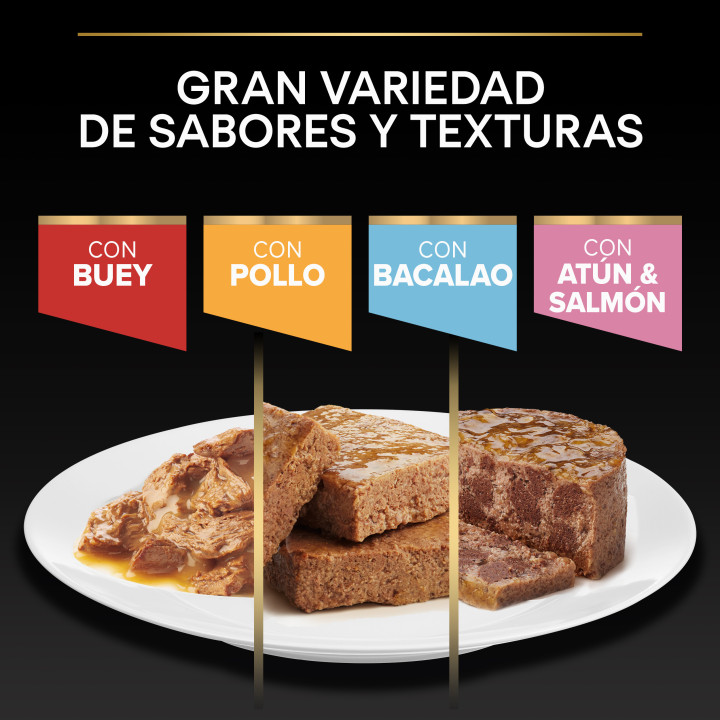 Purina Pro Plan Gato Adulto Sterilised Maintenance con pollo y buey en salsa