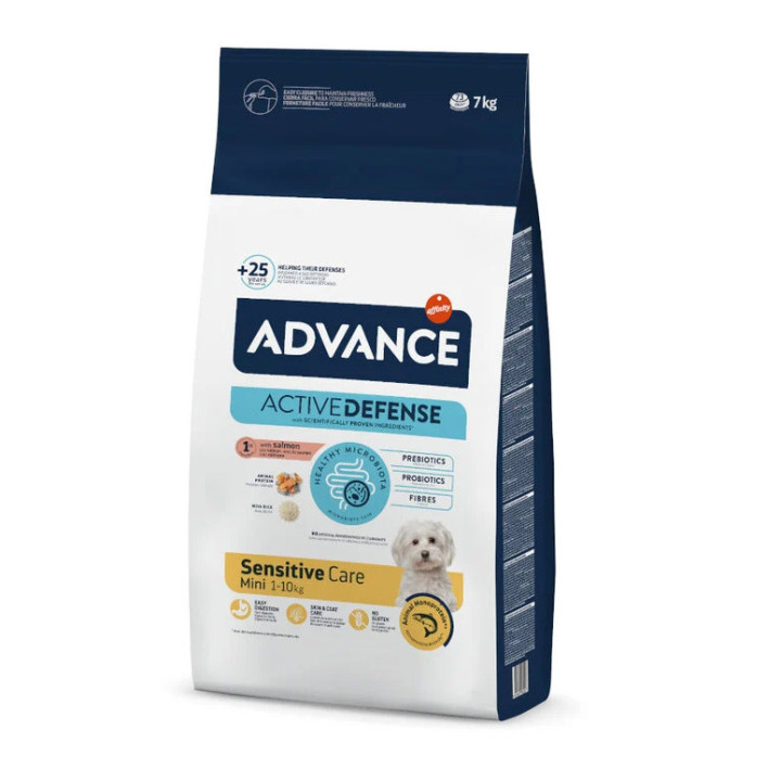 Advance Mini Sensitive con salmón y arroz Pienso para perros - Kompymascotas