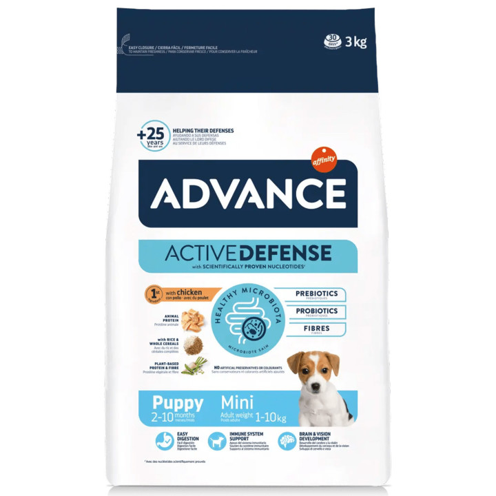 Advance Puppy Mini Chicken & Rice Pienso para perros - Kompymascotas