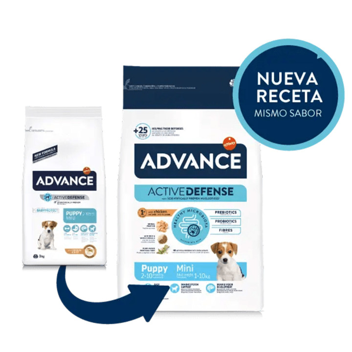 Advance Puppy Mini Chicken & Rice Pienso para perros - Kompymascotas