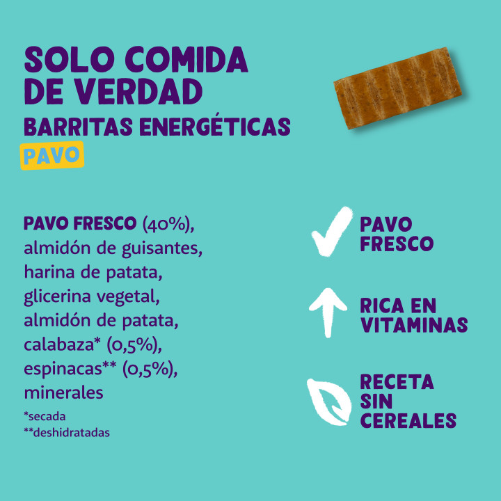 Edgard & Cooper, barrita sin cereales de pavo