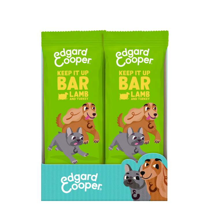 Edgard & Cooper, barrita sin cereales de cordero y pavo