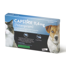Elanco Capstar Tratamiento Antipulgas para perros y gatos