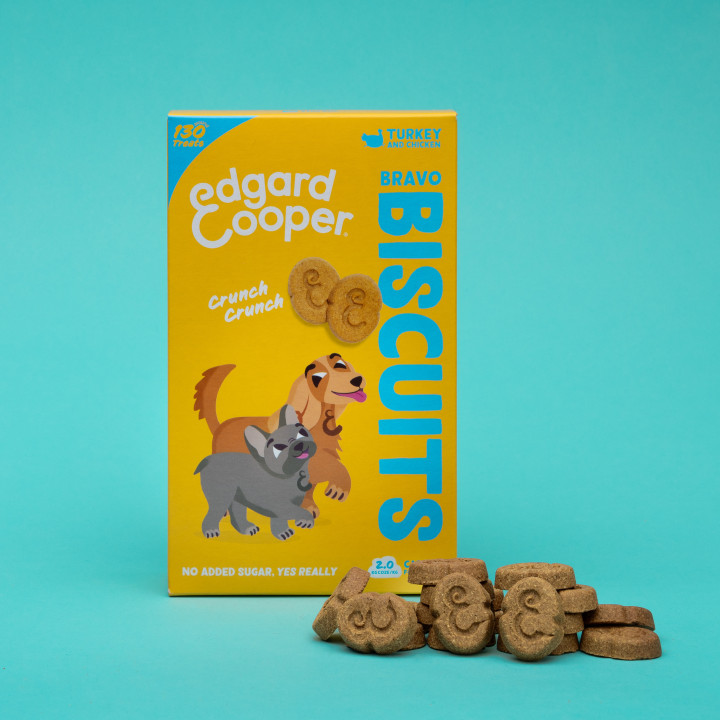 Edgard & Cooper, galletas de pavo y pollo para perros