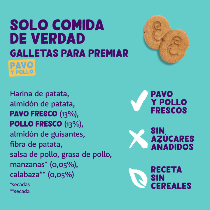 Edgard & Cooper, galletas de pavo y pollo para perros