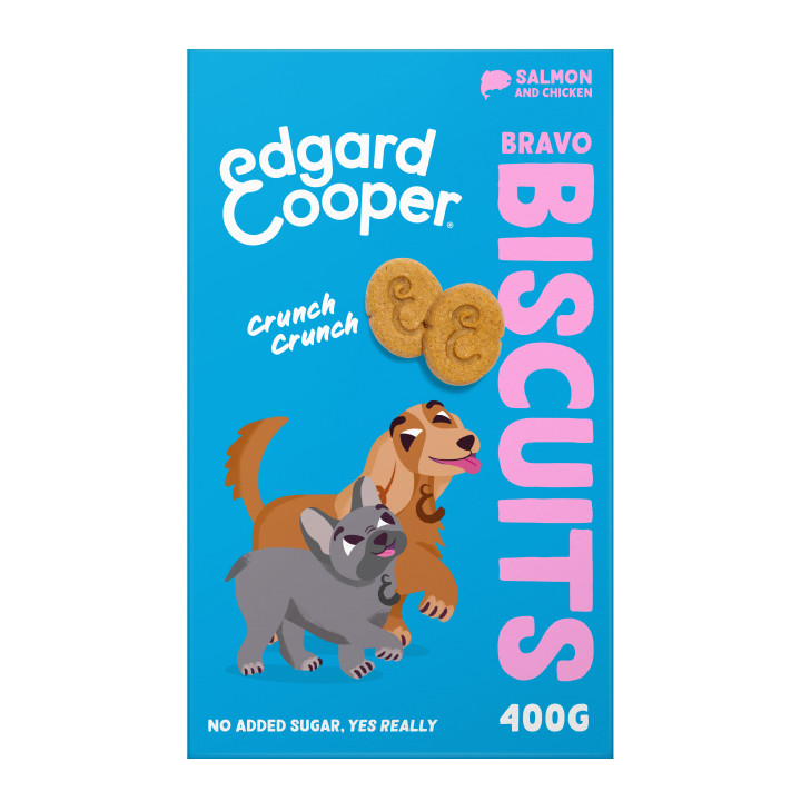 Edgard & Cooper, galletas de salmón y pollo para perros