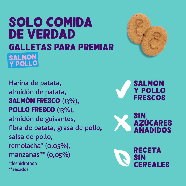 Edgard & Cooper, galletas de salmón y pollo para perros