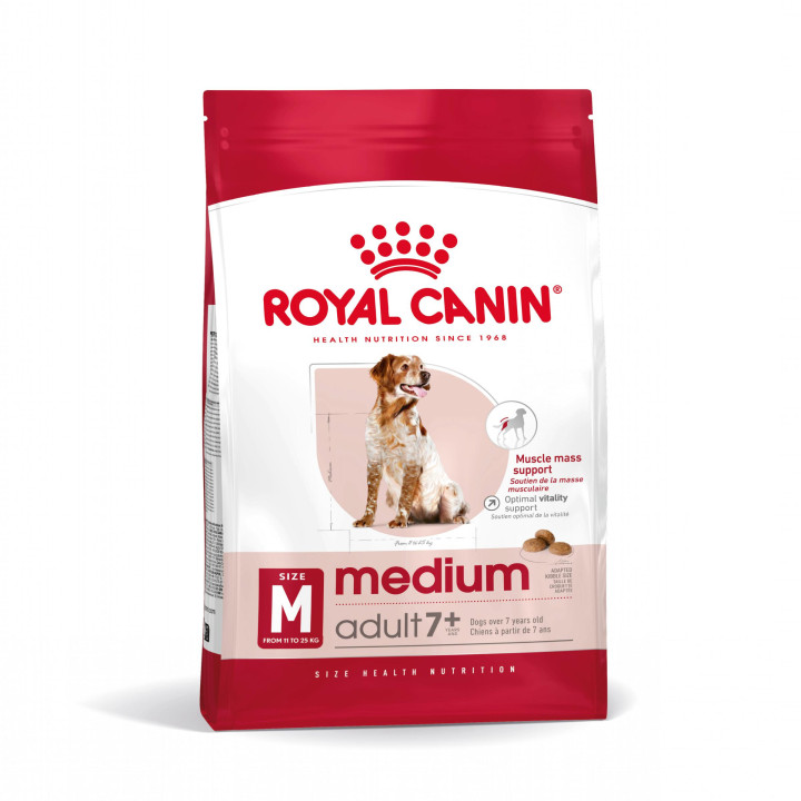 Royal Canin Medium Adult 7+ Pienso para perros - Kompymascotas