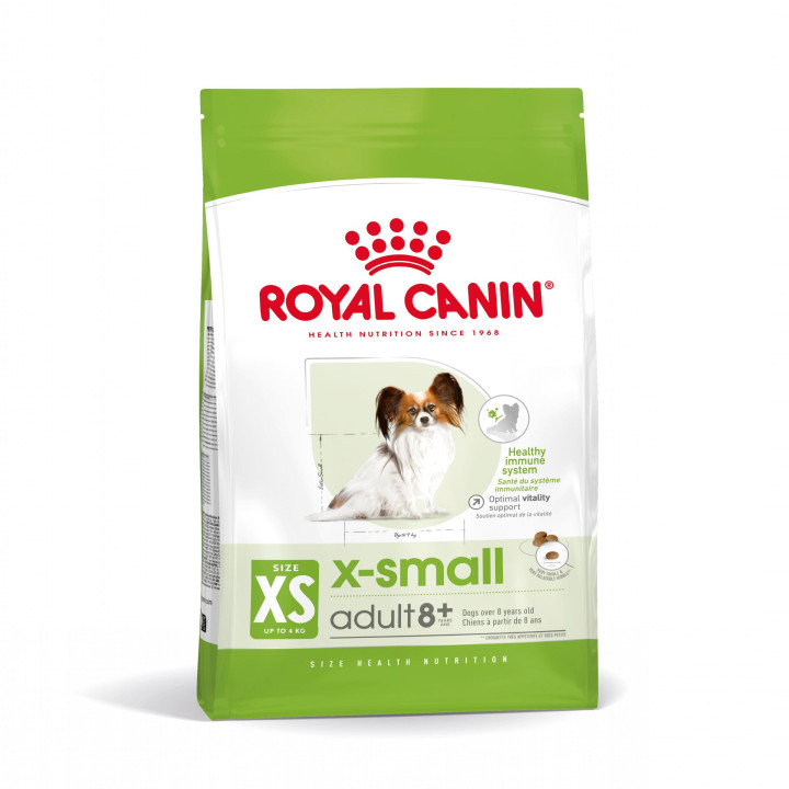 Royal Canin X-Small Adult +8 Pienso para perros - Kompymascotas