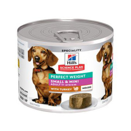 Hill's Science Plan Perfect Weight Mousse para perros adultos de razas pequeñas y mini con pavo