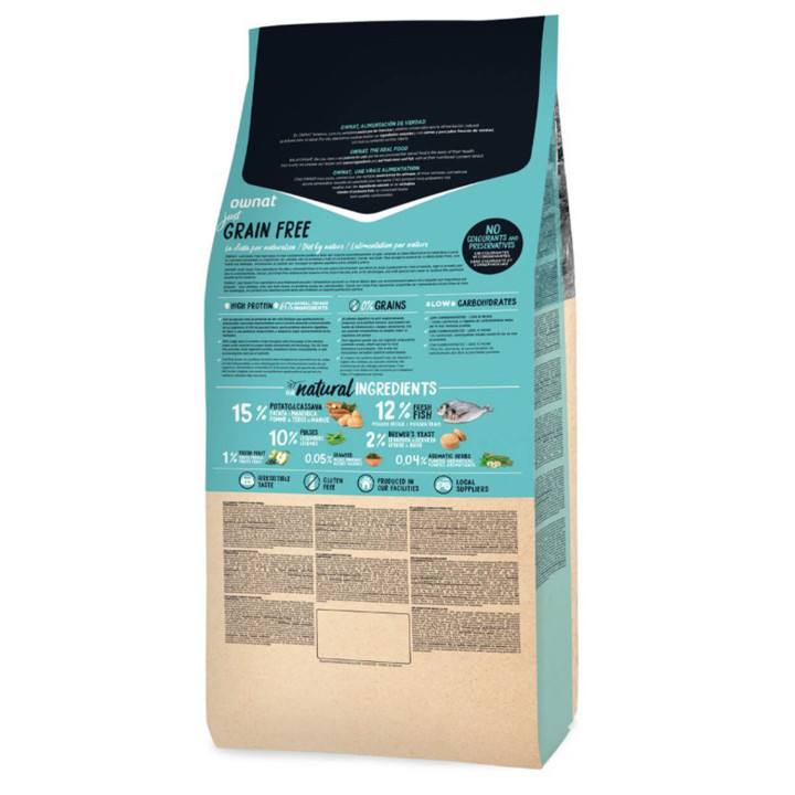 Ownat grain free just sterilized fish cat-PiensoyMascotas