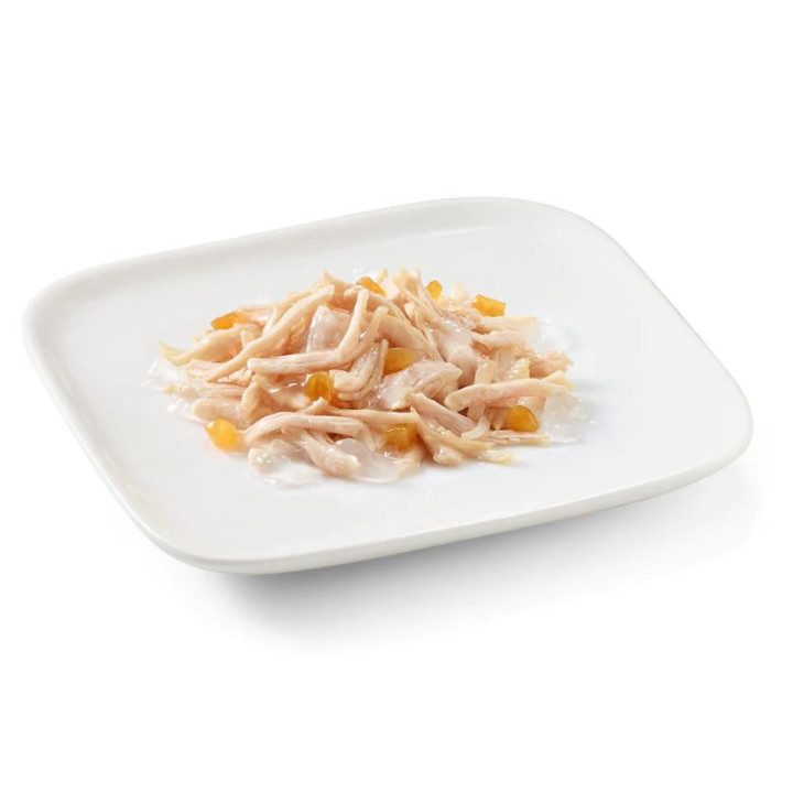 Schesir adult  filetes pollo con papaya -PiensoyMascotas
