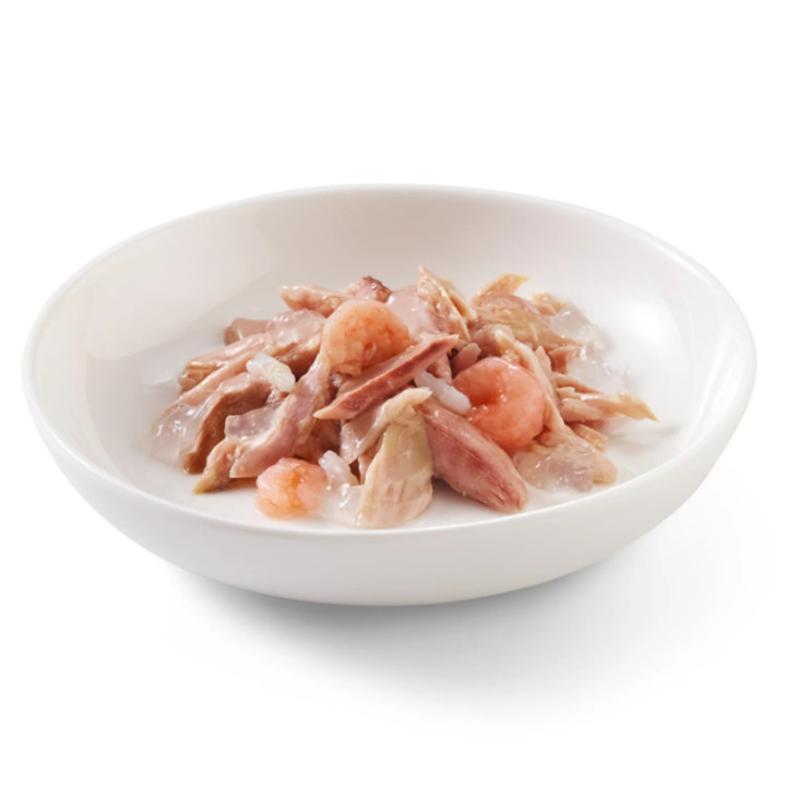 Schesir Atún con Gambas en Gelatina para Gatos