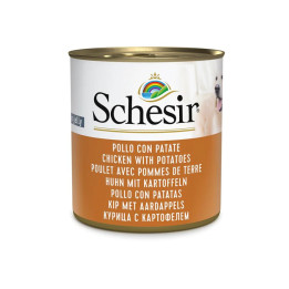 Schesir adult pollo con patatas para perros-PiensoyMascotas