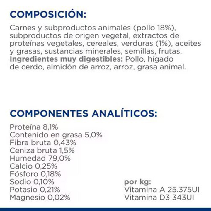Hill's Prescription Diet i/d Cuidado Digestivo estofado para gatos con pollo y verduras añadidas