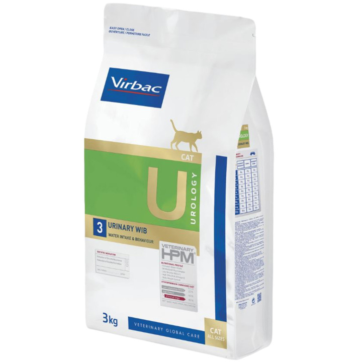 Virbac Veterinary HPM Urology - U3 Urinary WIB para gatos
