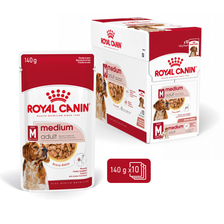 Royal Canin Medium Adult comida húmeda para perro adulto de razas tamaño mediano