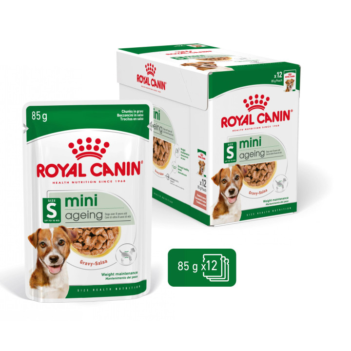 comida húmeda Royal Canin Health Nutrition Mini Ageing 12+ - Kompymascotas