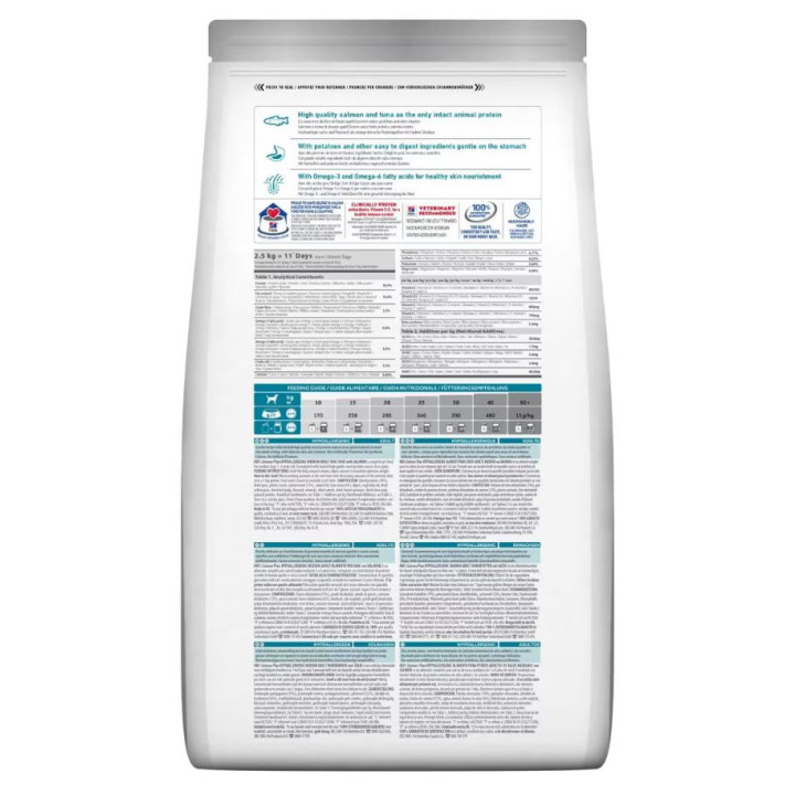 Hill's Science Plan Hypoallergenic alimento para perros adultos de razas medianas con salmón
