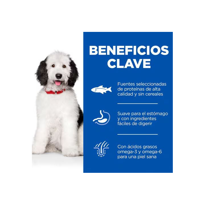 Hill's Science Plan Hypoallergenic alimento seco para perros adultos de razas grandes con salmón 
