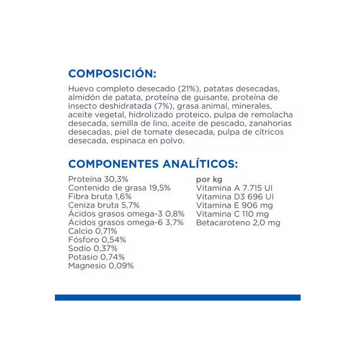 Hill's Science Plan Hypoallergenic alimento para gatos adultos con huevo y proteína de insecto