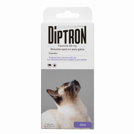 Diptron Fipronilo Solución Spot On para gatos