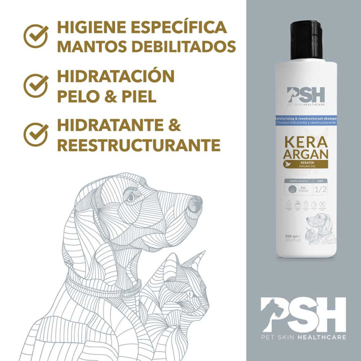 Champú Kera Argan - kompymascotas.com