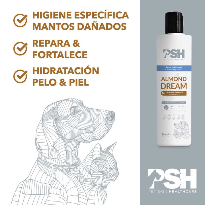 Champú De Almendras -kompymascotas.com