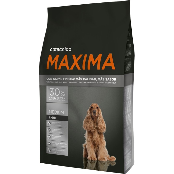 Máxima Medium Light, pienso para perros naturales
