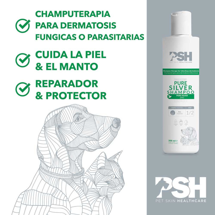 PSH Champú Pure Silver