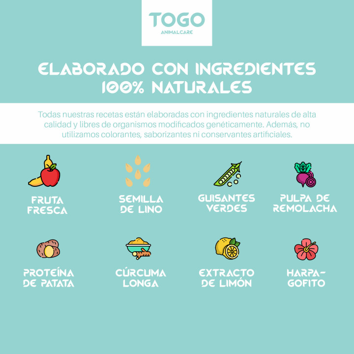  Togo Veggie Pienso Hipoalergénico Perros 