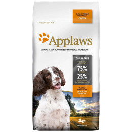 Applaws Adult Small & Medium Chicken, pienso para perros natural - Kompymascotas