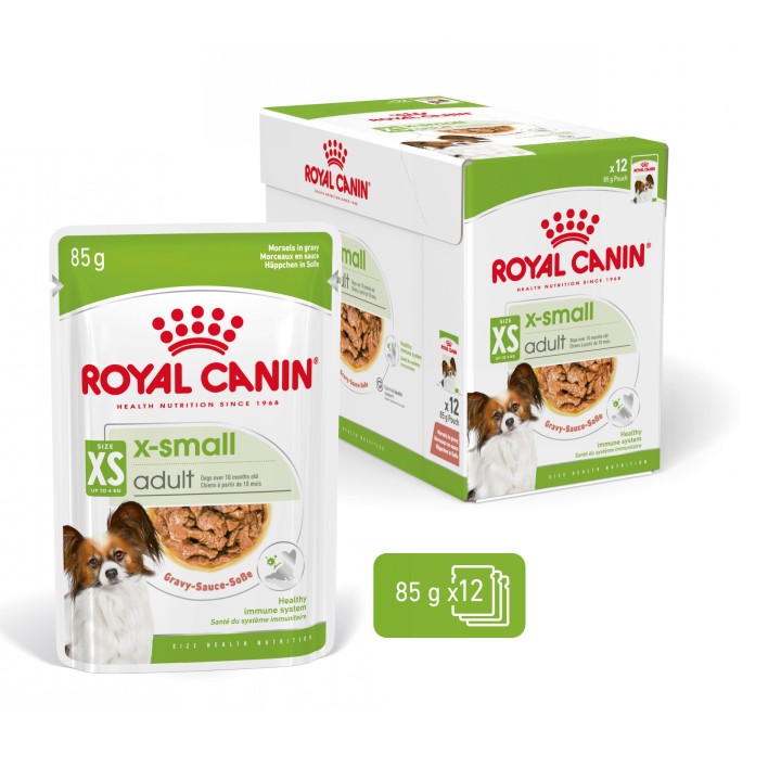 Royal Canin X-Small Adult Alimento Húmedo para Perros Pouch