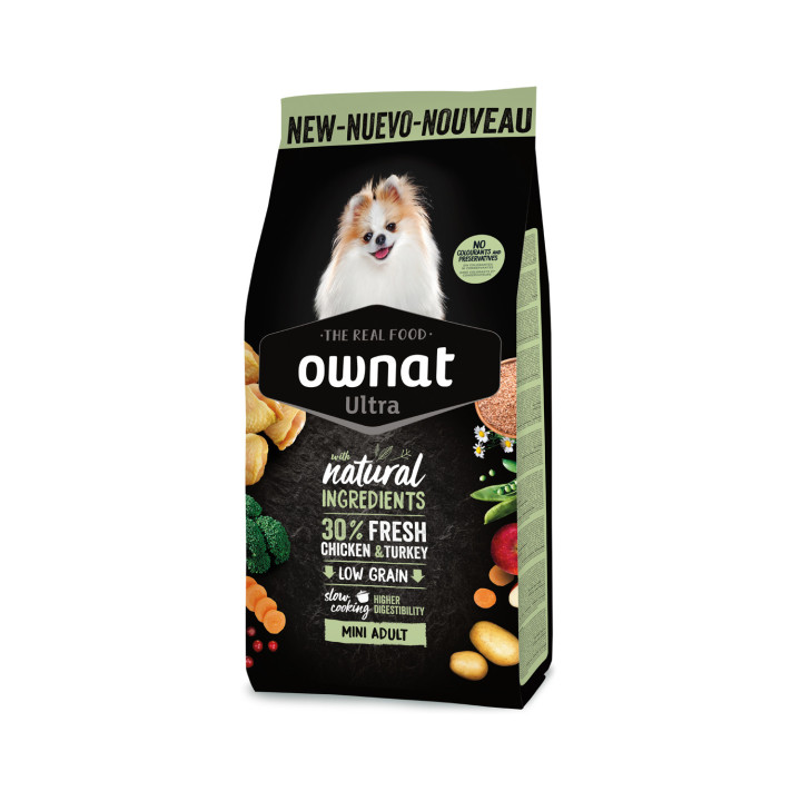Ownat Ultra Mini Adult, pienso para perros - Kompymascotas