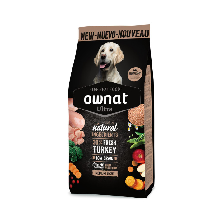 Ownat Ultra Medium Light, pienso para perros - Kompymascotas