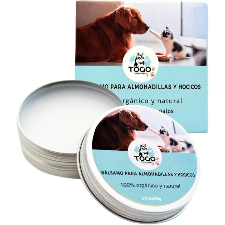 Togo Bálsamo Curativo Almohadillas y Hocicos para Perros y Gatos