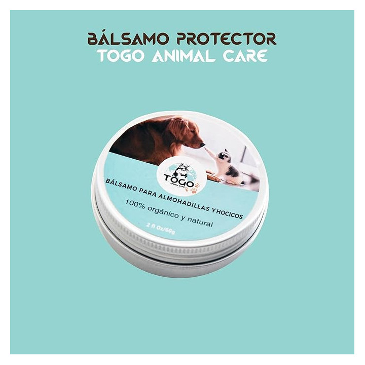 Togo Bálsamo Curativo Almohadillas y Hocicos para Perros y Gatos