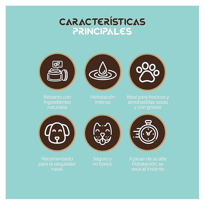 Togo Bálsamo Curativo Almohadillas y Hocicos para Perros y Gatos