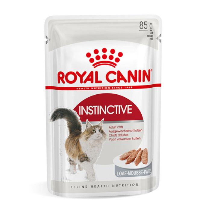Royal Canin Instinctive - Paté, Latas, comida húmeda para gatos - Kompymascotas