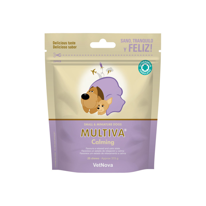 Calmante natural Multiva Calming, snacks calmante - Kompymascotas