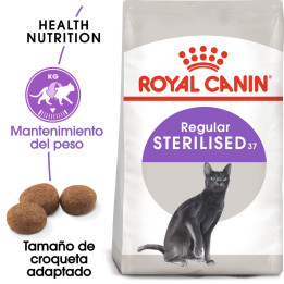 Royal Canin Feline Sterilised 37, Pienso para gatos - Kompymascotas
